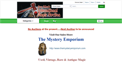 Desktop Screenshot of internationalmagicauction.com